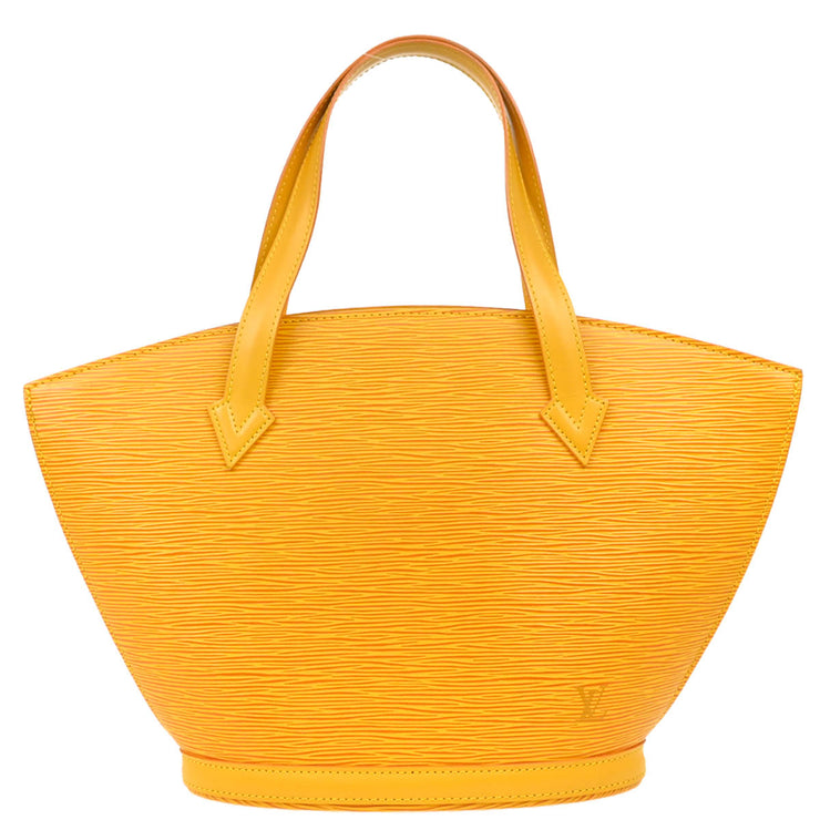 Louis Vuitton 1995 Yellow Epi Saint Jacques Tote Handbag M52279