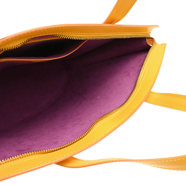 Louis Vuitton 1995 Yellow Epi Saint Jacques Tote Handbag M52279