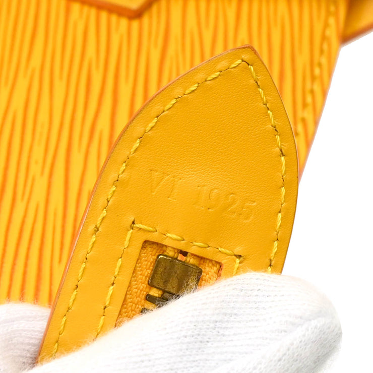 Louis Vuitton 1995 Yellow Epi Saint Jacques Tote Handbag M52279
