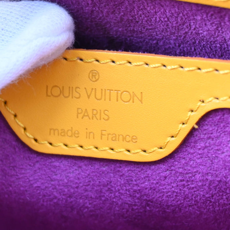 Louis Vuitton 1995 Yellow Epi Saint Jacques Tote Handbag M52279