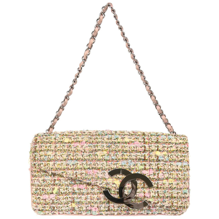 Chanel 2005-2006 White Tweed Handbag