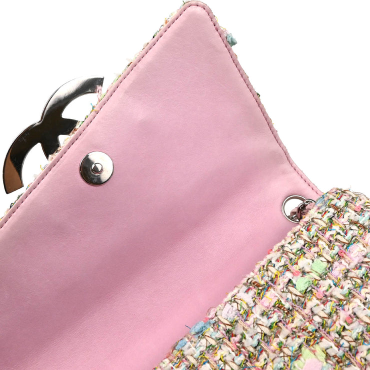 Chanel 2005-2006 White Tweed Handbag