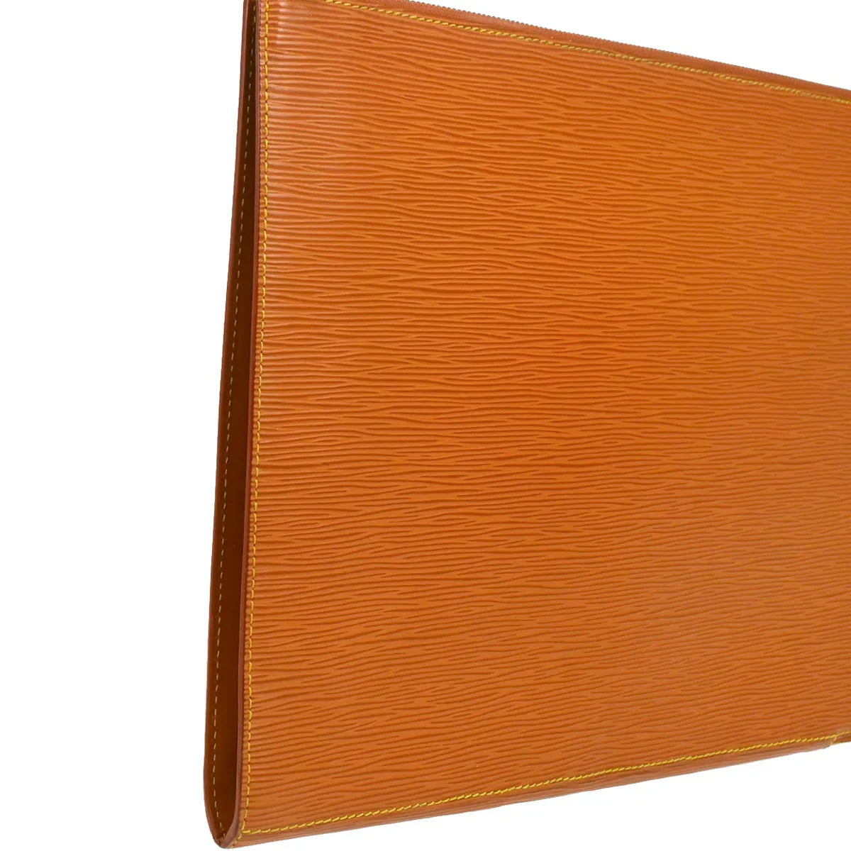 Louis Vuitton 1998 Brown Epi Poche Documents 38 Business Bag M54498