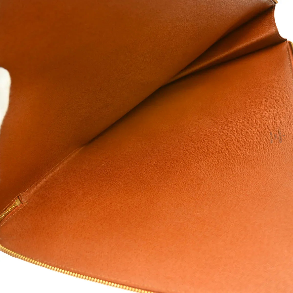 Louis Vuitton 1998 Brown Epi Poche Documents 38 Business Bag M54498