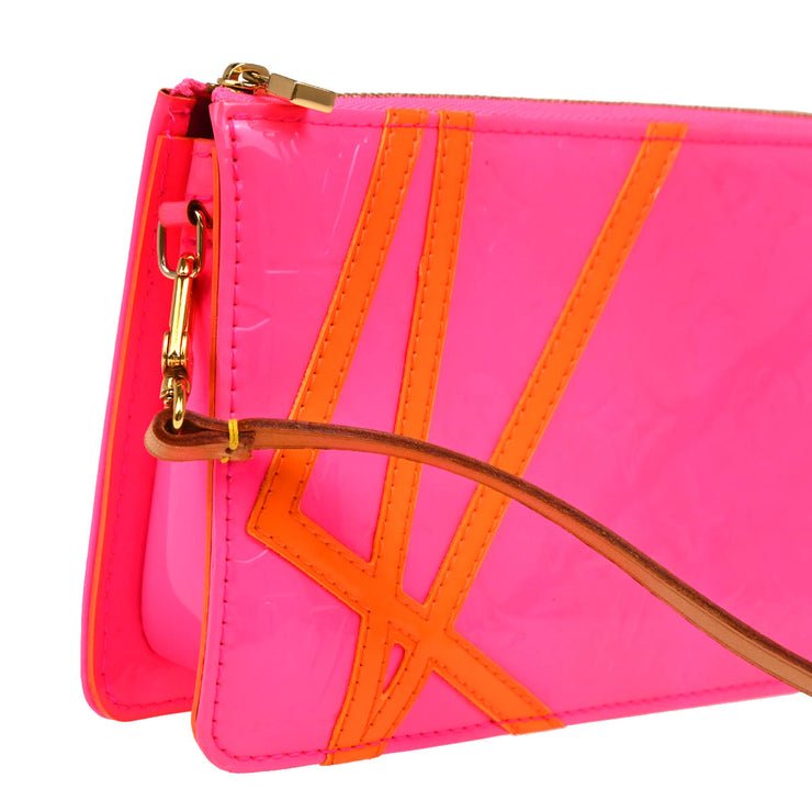 Louis Vuitton 2002 Pink Vernis Fluo Lexington Handbag M91906