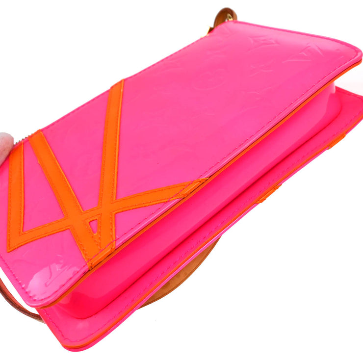 Louis Vuitton 2002 Pink Vernis Fluo Lexington Handbag M91906