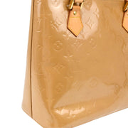 Louis Vuitton 2005 Beige Monogram Vernis Houston Tote Handbag M91340