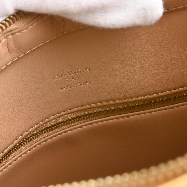 Louis Vuitton 2005 Beige Monogram Vernis Houston Tote Handbag M91340