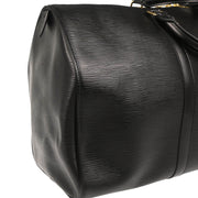 Louis Vuitton 1994 Black Epi Keepall 50 Travel Handbag M42962