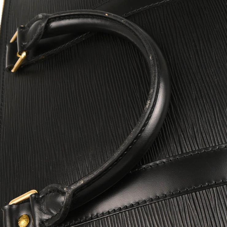 Louis Vuitton 1994 Black Epi Keepall 50 Travel Handbag M42962