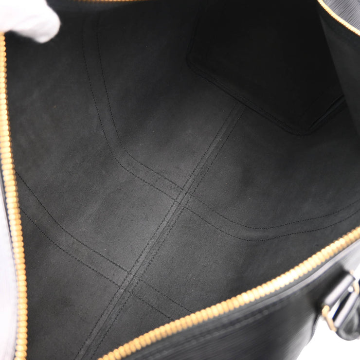 Louis Vuitton 1994 Black Epi Keepall 50 Travel Handbag M42962
