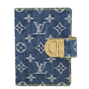 Louis Vuitton 2007 Monogram Denim Agenda PM Notebook Cover R20010 Small Good