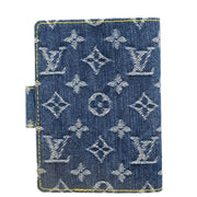 Louis Vuitton 2007 Monogram Denim Agenda PM Notebook Cover R20010 Small Good
