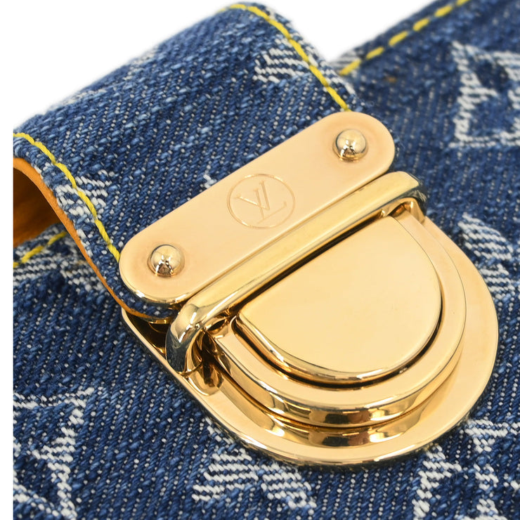 Louis Vuitton 2007 Monogram Denim Agenda PM Notebook Cover R20010 Small Good