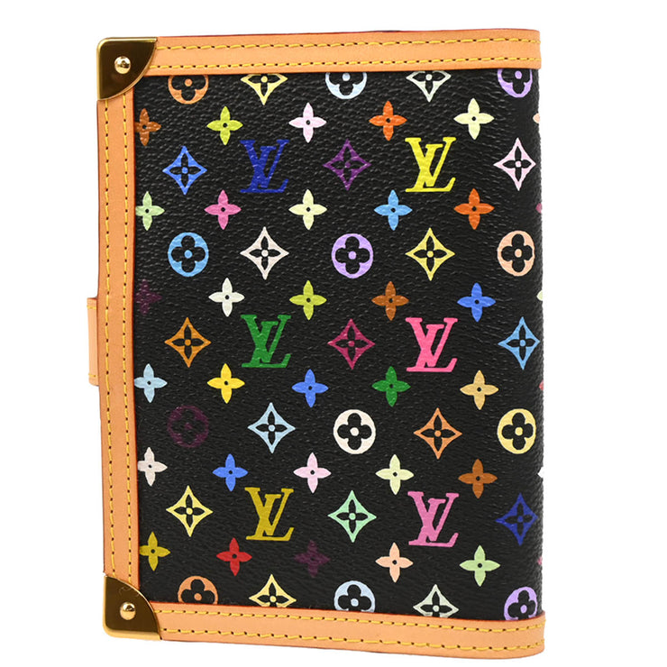 Louis Vuitton 2004 Monogram Multicolor Agenda PM Notebook Cover R20895 Small Good