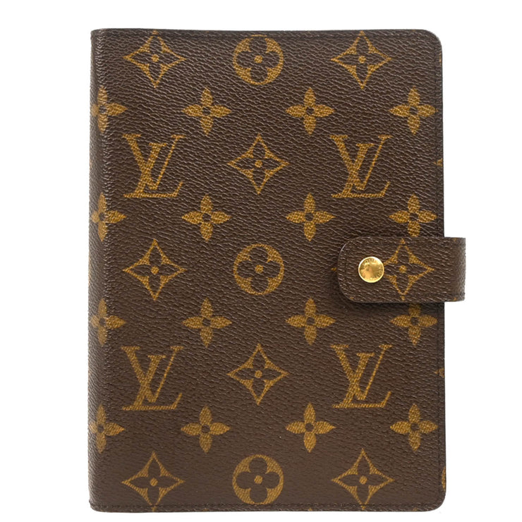 Louis Vuitton 2001 Monogram Agenda MM Note Book Cover R20105 Small Good