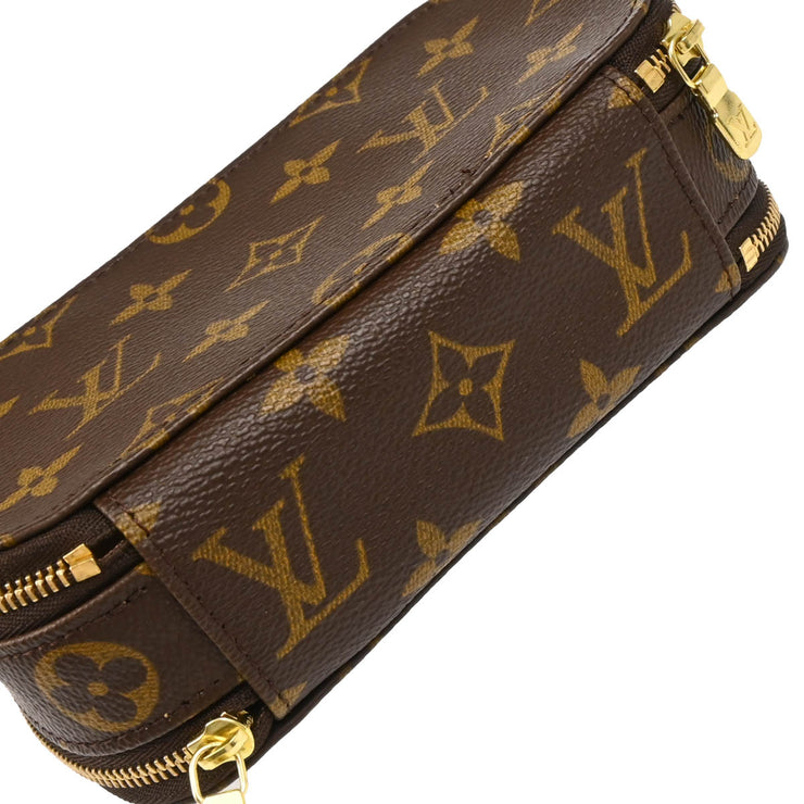 Louis Vuitton 2002 Monogram Trousse Brush PM Pouch M47510