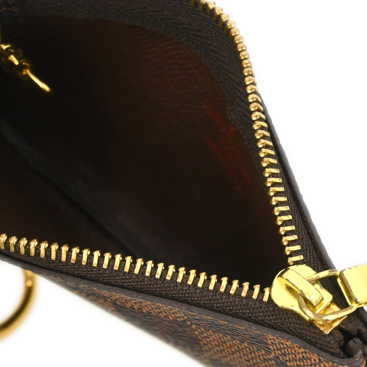 Louis Vuitton 2004 Damier Pochette Cles Coin Case Wallet Purse N62658