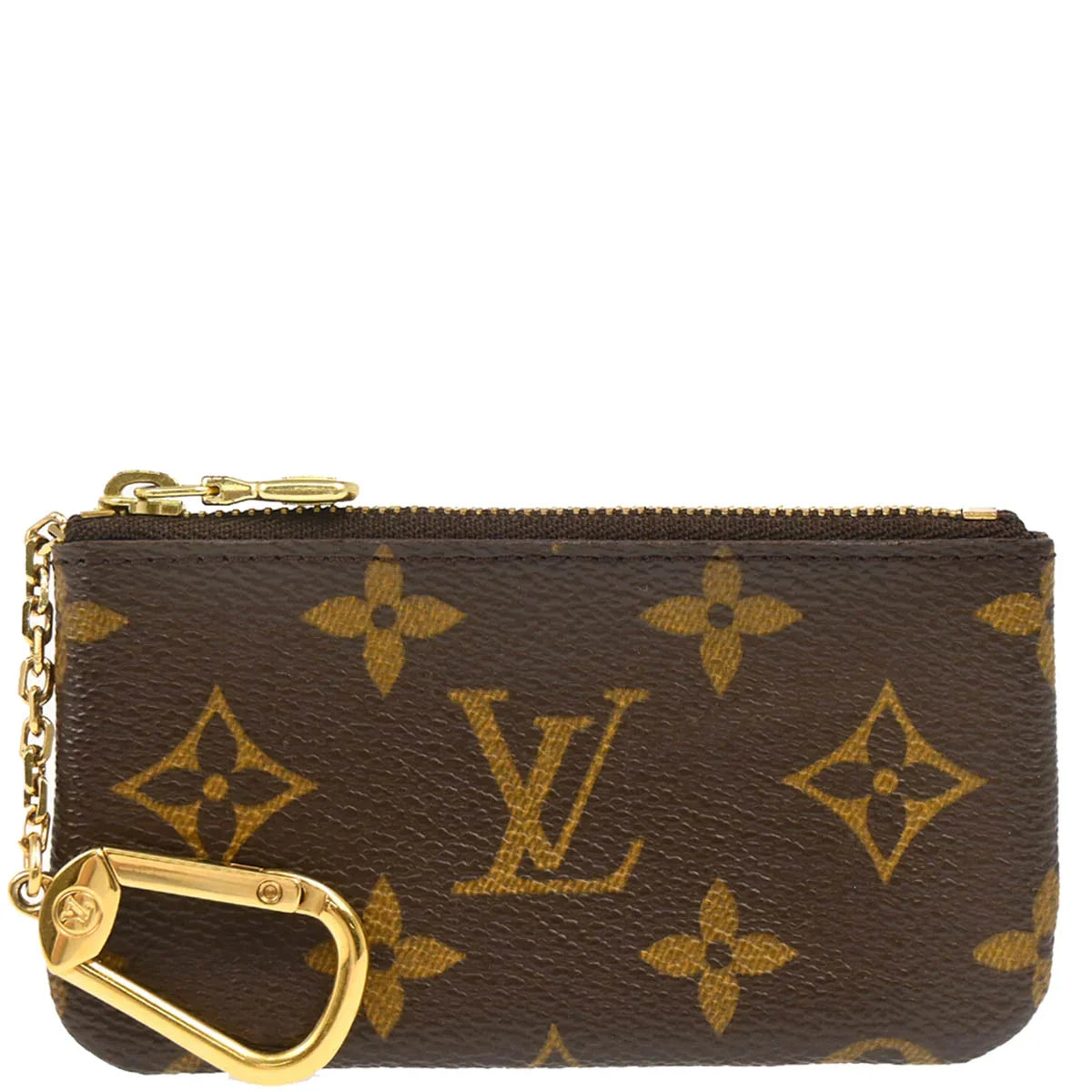 Louis Vuitton 2003 Monogram Pochette Cles Coin Purse Wallet M62650
