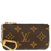 Louis Vuitton 2003 Monogram Pochette Cles Coin Purse Wallet M62650