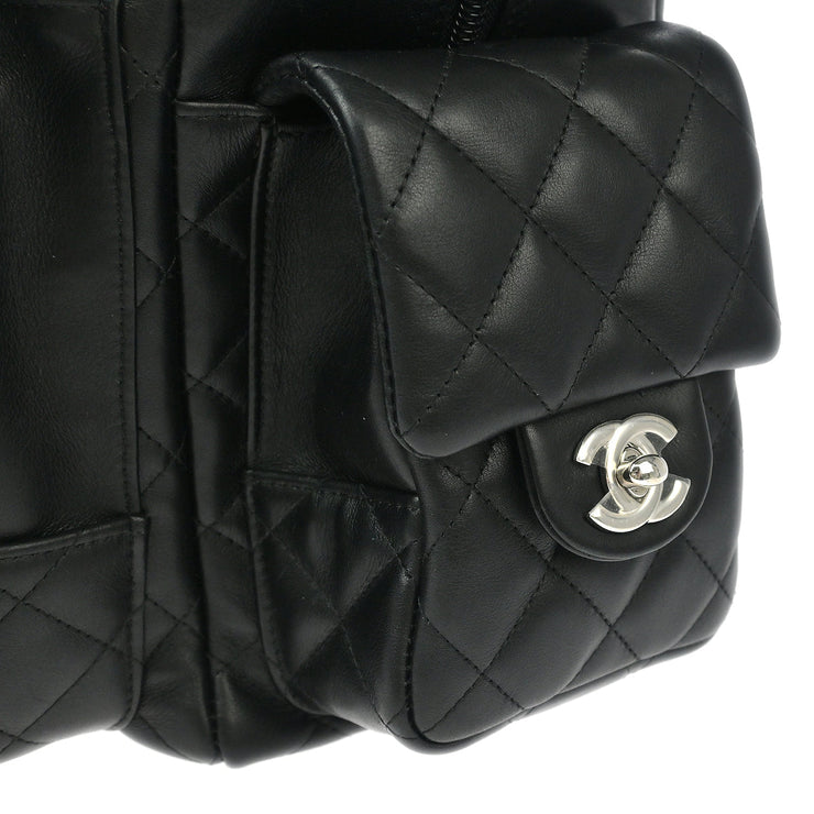 Chanel Black Calfskin Cambon Ligne Handbag