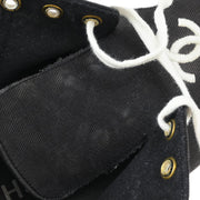 Chanel * Navy Shoes Sneakers #37