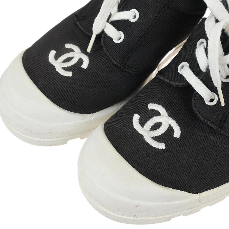Chanel * Navy Shoes Sneakers #37