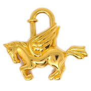 Hermes 1993 Le Cheval Pegasus Cadena Gold Small Good