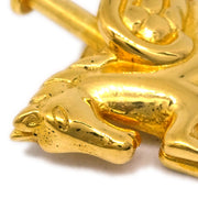 Hermes 1993 Le Cheval Pegasus Cadena Gold Small Good