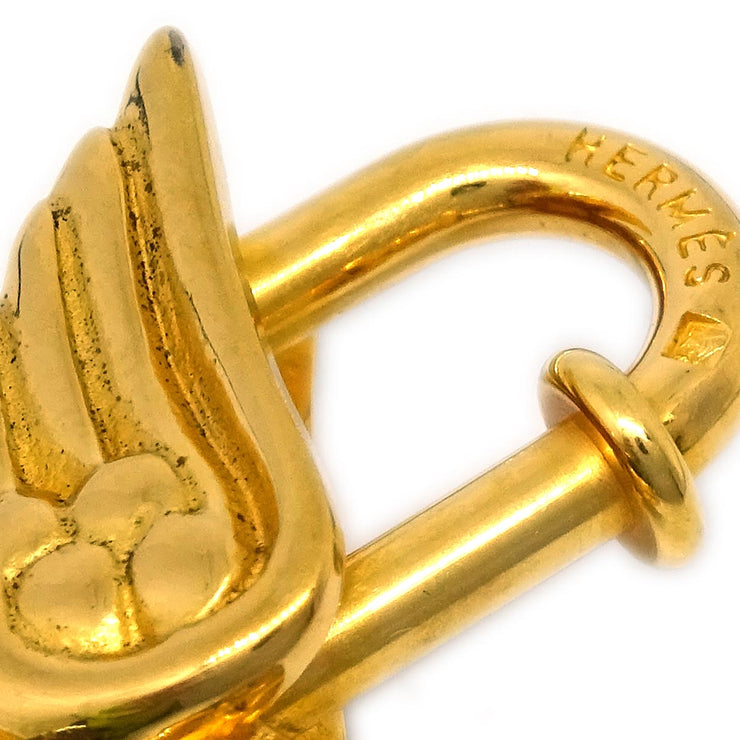 Hermes 1993 Le Cheval Pegasus Cadena Gold Small Good