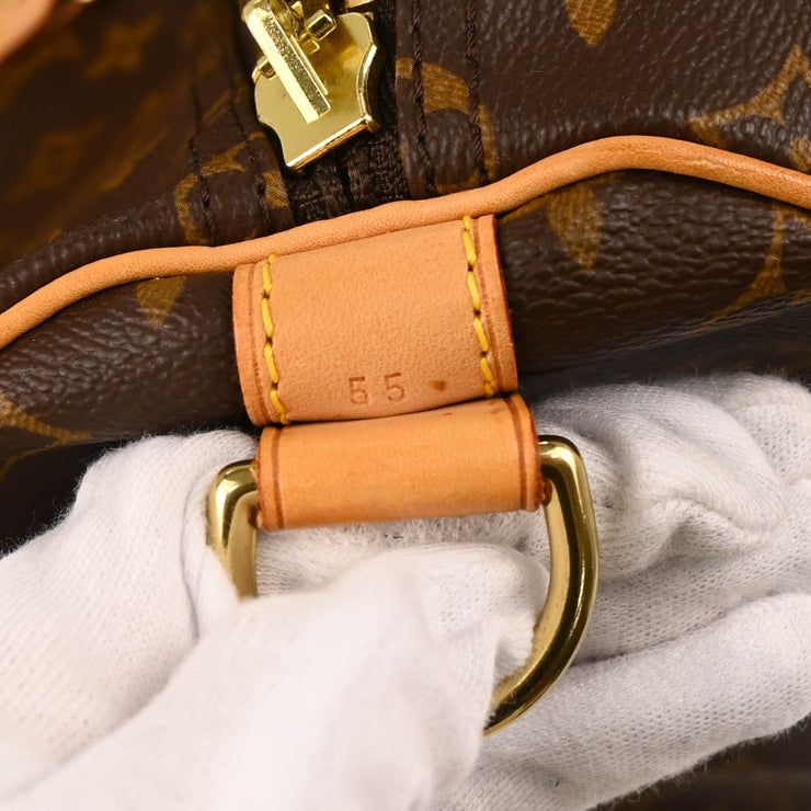 Louis Vuitton Monogram Keepall Bandouliere 55 2way Shoulder Duffle Bag M41414