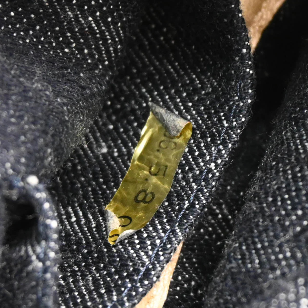 Chanel 2005-2006 Navy Sparkling Denim Tote Handbag