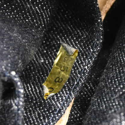 Chanel 2005-2006 Navy Sparkling Denim Tote Handbag