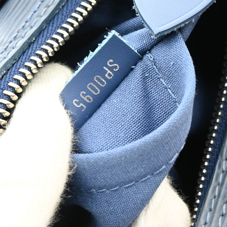 Louis Vuitton Blue Epi Speedy 25 Handbag M5923G