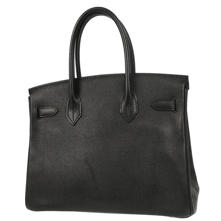 Hermes Black Epsom Birkin 30 Handbag
