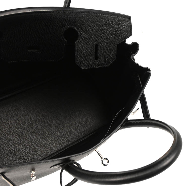 Hermes Black Epsom Birkin 30 Handbag