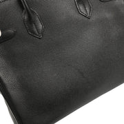 Hermes Black Epsom Birkin 30 Handbag