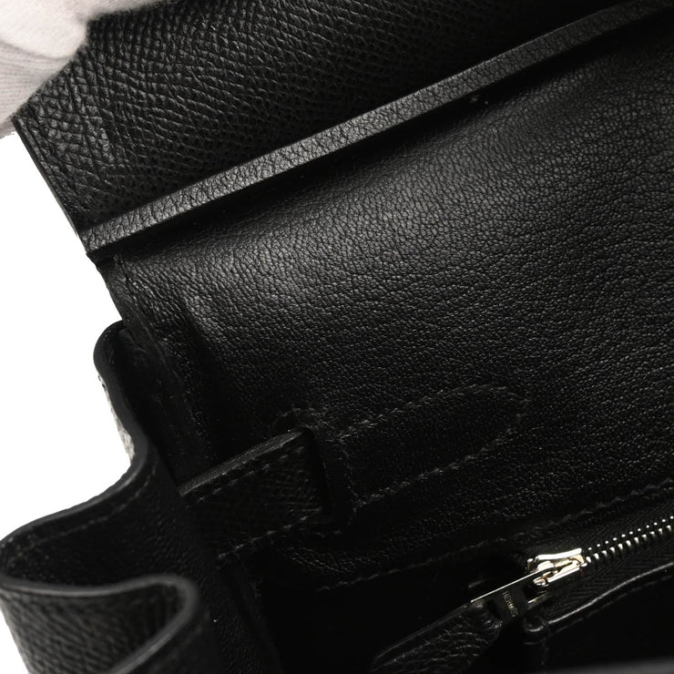 Hermes Black Epsom Birkin 30 Handbag