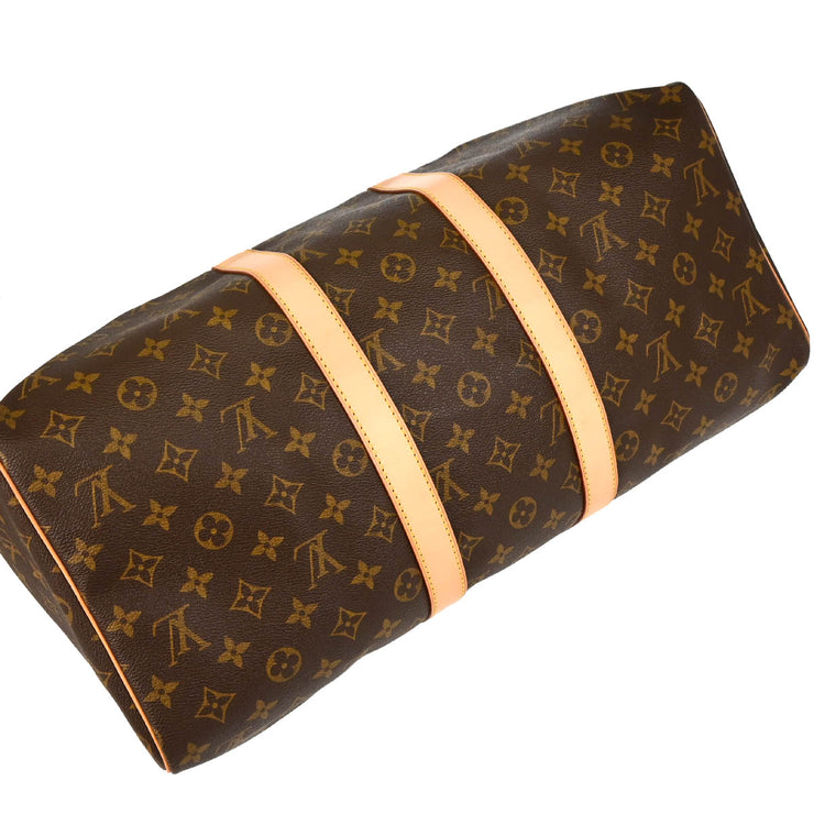 Louis Vuitton Monogram Keepall 45 Travel Duffle Handbag M41428