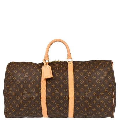 Louis Vuitton 1999 Monogram Keepall 55 Travel Duffle Handbag M41424