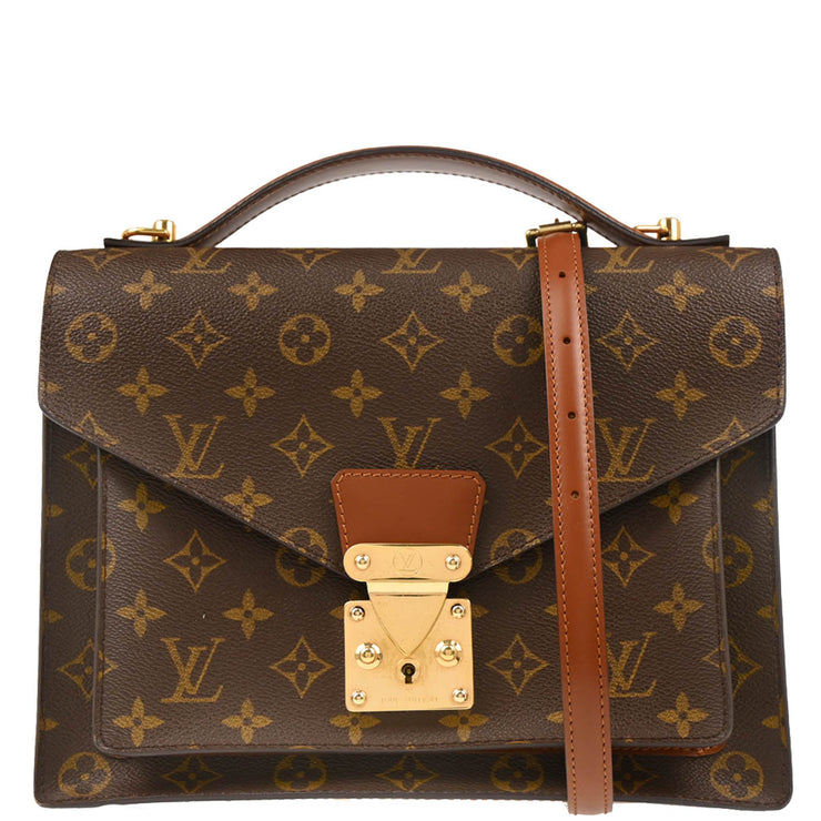 Louis Vuitton Monogram Monceau 28 2way Shoulder Business Handbag M51185