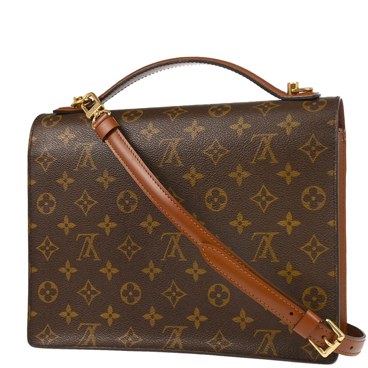 Louis Vuitton Monogram Monceau 28 2way Shoulder Business Handbag M51185