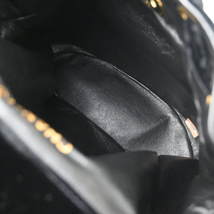 Chanel 1994-1996 Black Velvet Large Duma Backpack