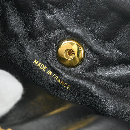 Chanel 1994-1996 Black Velvet Large Duma Backpack