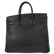 Hermes Black Epsom Haut a Courroies 28 Handbag
