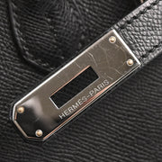 Hermes Black Epsom Haut a Courroies 28 Handbag