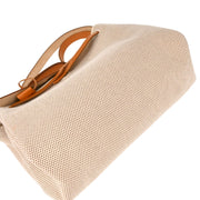 Hermes Beige Toile GM Herbag MM 2 in 1 2way Shoulder Handbag