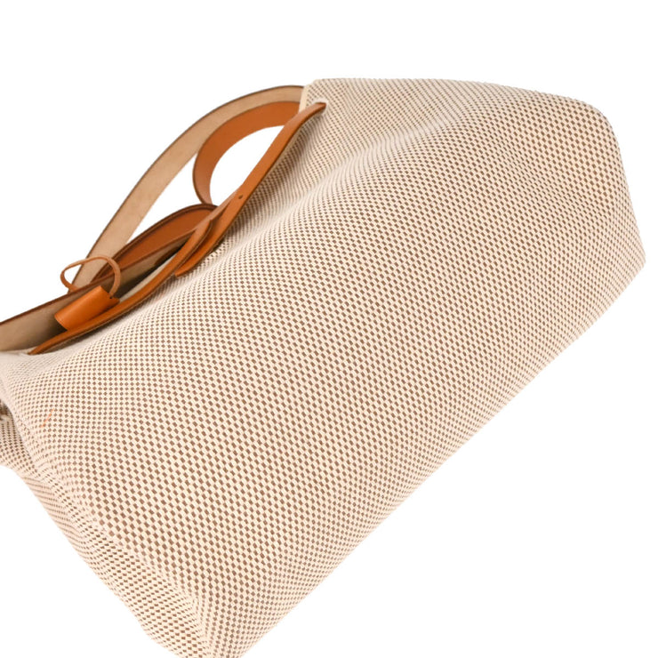 Hermes Beige Toile GM Herbag MM 2 in 1 2way Shoulder Handbag