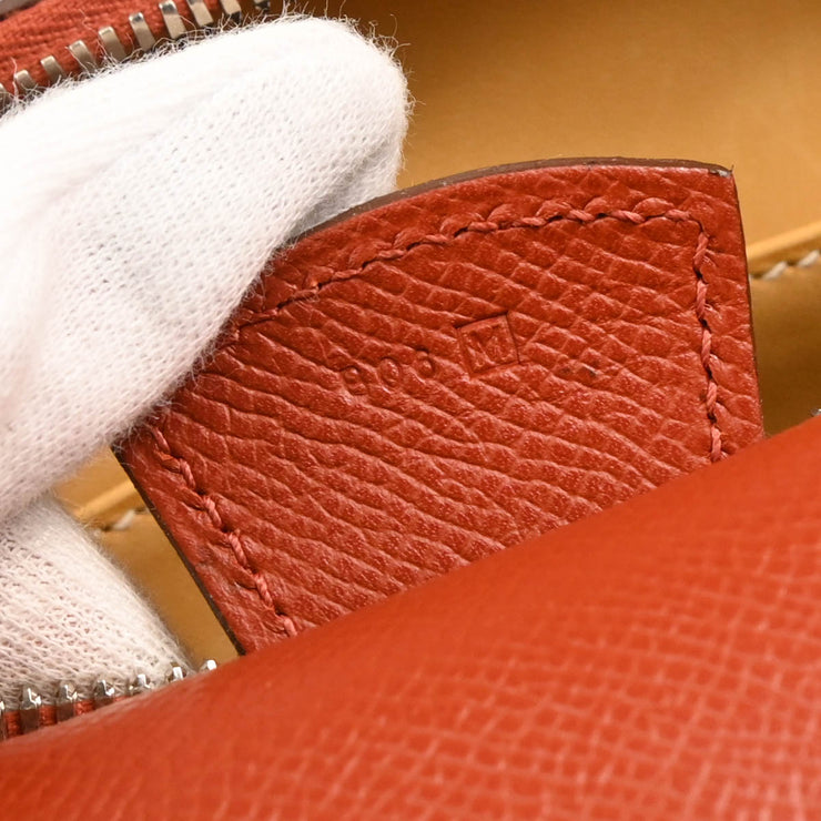 Hermes Brick Epsom Paris-Bombay 35 Handbag
