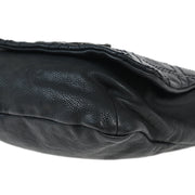 Chanel Black Calfskin Shoulder Bag